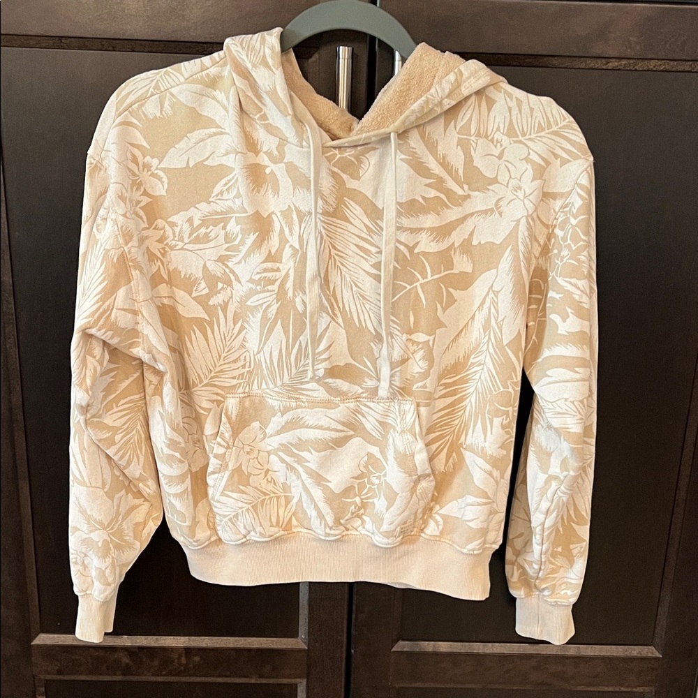 Billabong Cream Textured Hoodie